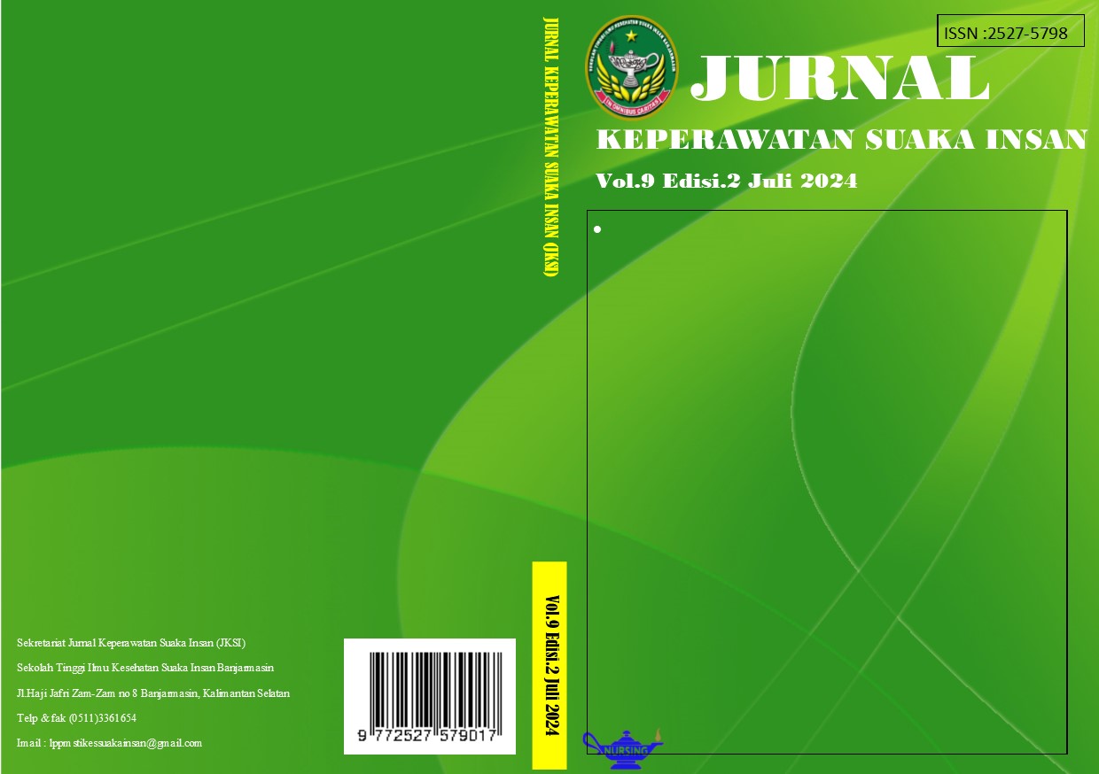 					View Vol. 11 No. 1 (2026): Jurnal Keperawatan Suaka Insan (JKSI)
				